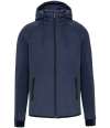 PA358 Proact Performance Hooded Jacket French Navy Heather colour image
